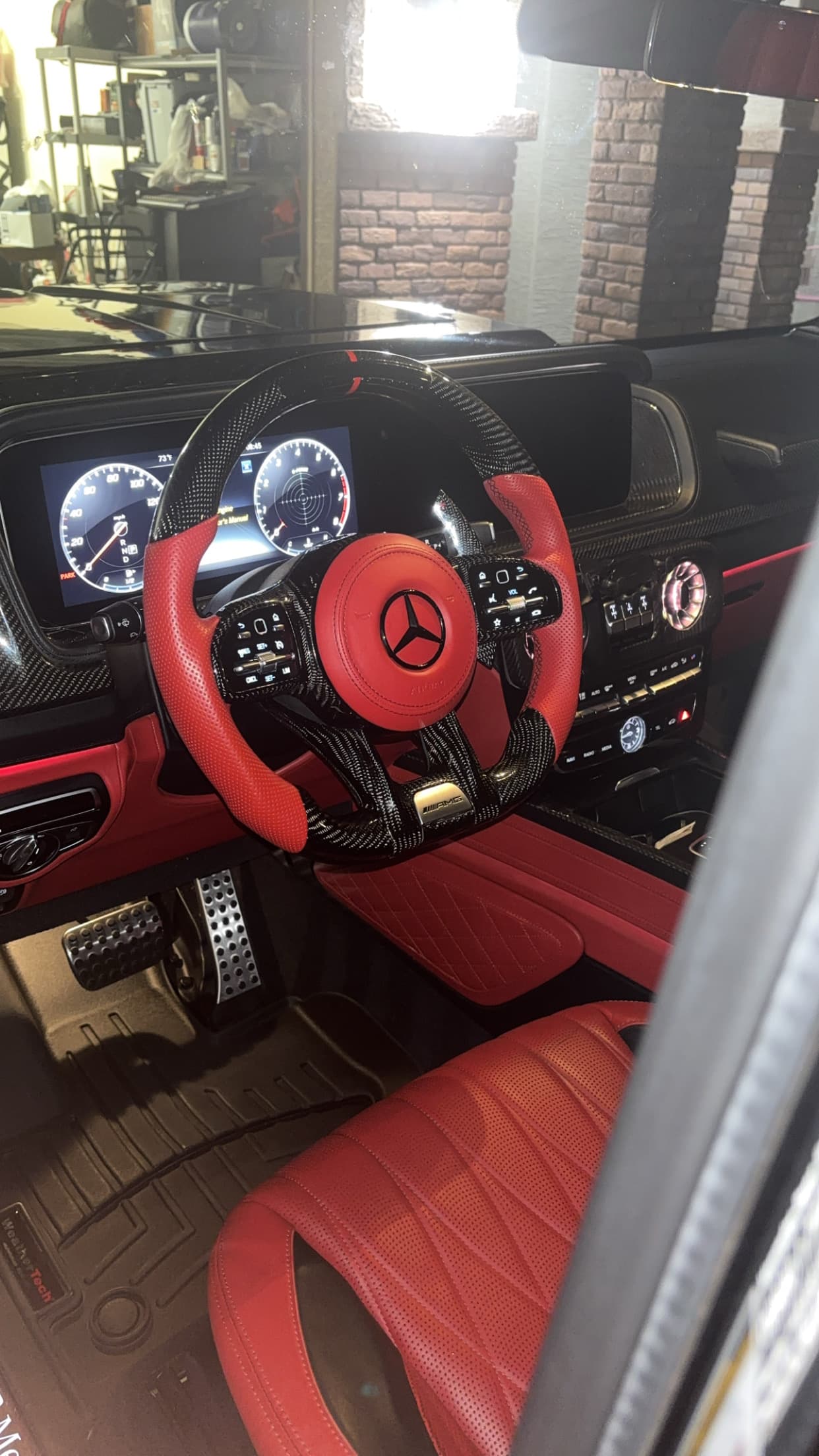 Mercedes-AMG G63 custom red interior