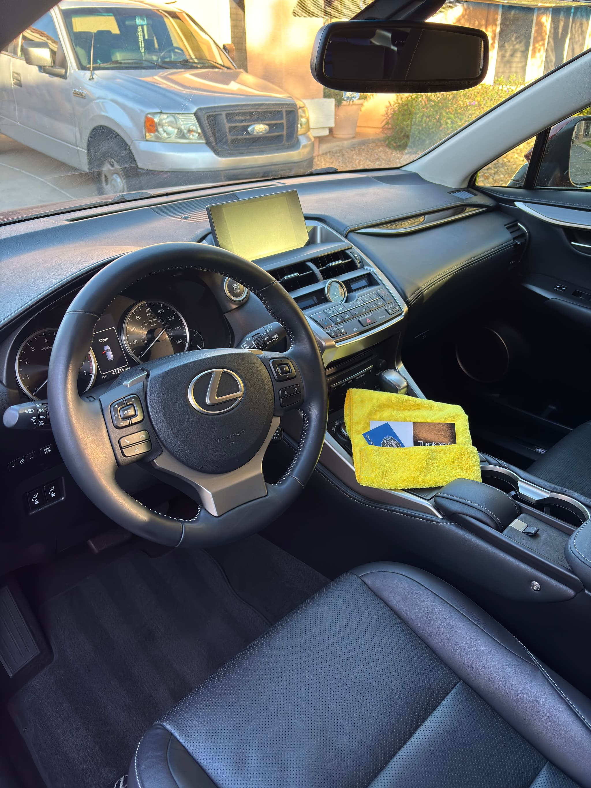 Lexus interior detailing service