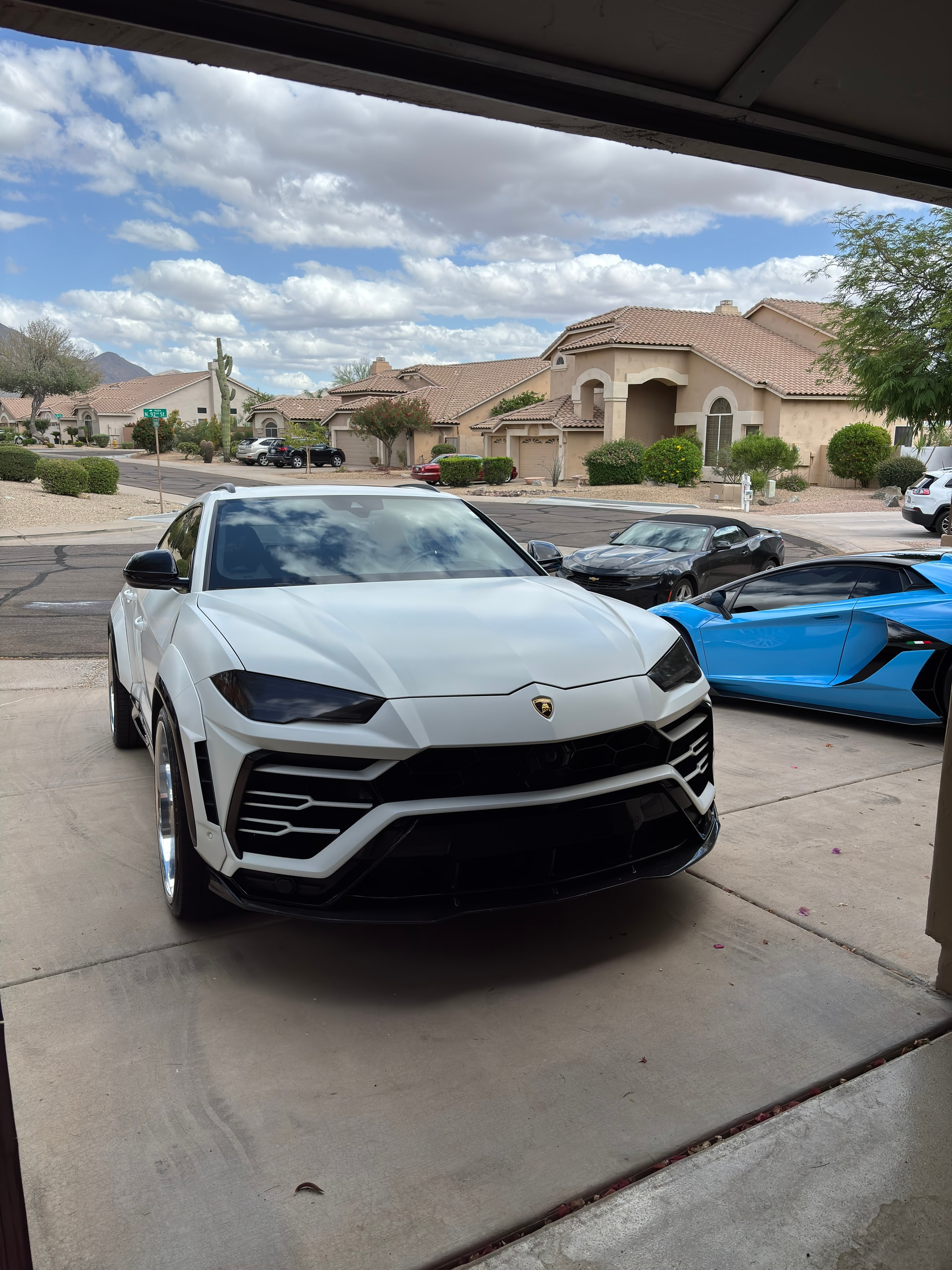 Multiple luxury vehicles detailing showcase